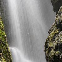 Buy canvas prints of Aira Force, Gowbarrow Park, Lake District, Cumbria by Louise Heusinkveld