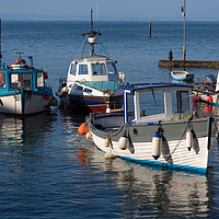 Buy canvas prints of Lynmouth Harbour, Devon by Louise Heusinkveld