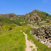Buy canvas prints of Langdale Fell, Great Langdale, Lake District, Cumb by Louise Heusinkveld