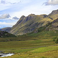 Buy canvas prints of Langdale Pikes from Blea Tarn, Lake District, Cumb by Louise Heusinkveld