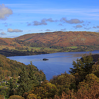 Buy canvas prints of Ullswater and Glenridding, Lake District, Cumbria by Louise Heusinkveld