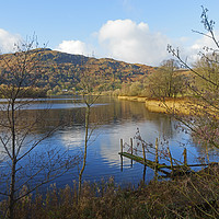 Buy canvas prints of Grasmere in late autumn, Lake District National Pa by Louise Heusinkveld