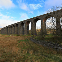 Buy canvas prints of Ribblehead Viaduct, Settle Carlisle railway, North by Louise Heusinkveld