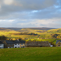 Buy canvas prints of Upper Wensleydale from Hawes, Yorkshire Dales Nati by Louise Heusinkveld