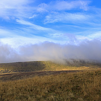 Buy canvas prints of Mist over the hills east and south of the Ribble V by Louise Heusinkveld