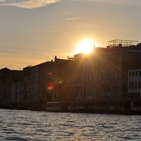 Buy canvas prints of Venice Sunset by barnabas whiting