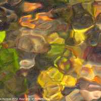 Buy canvas prints of River Light Patterns III by Clarence Holmes