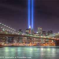 Buy canvas prints of Tribute in Light II by Clarence Holmes