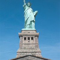 Buy canvas prints of Statue of Liberty II by Clarence Holmes