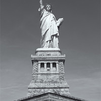 Buy canvas prints of Statue of Liberty III by Clarence Holmes