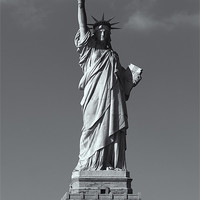 Buy canvas prints of Statue of Liberty V by Clarence Holmes