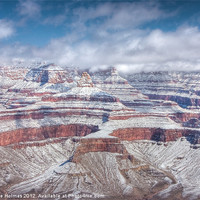 Buy canvas prints of Grand Canyon in Winter by Clarence Holmes