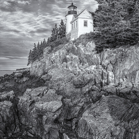 Buy canvas prints of Bass Harbor Head Lighthouse IV by Clarence Holmes