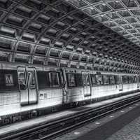 Buy canvas prints of Washington DC Metro Station VI by Clarence Holmes