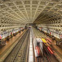Buy canvas prints of Washington DC Metro Station XI by Clarence Holmes