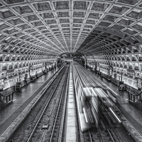 Buy canvas prints of Washington DC Metro Station XII by Clarence Holmes