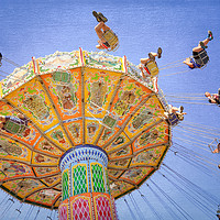 Buy canvas prints of Ohio State Fair Wave Swinger VI by Clarence Holmes
