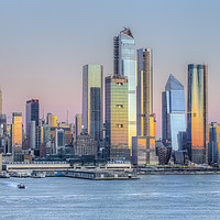 Buy canvas prints of NYC Hudson Yards Development at Sunset I by Clarence Holmes