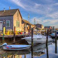 Buy canvas prints of Menemsha Basin Early Light I by Clarence Holmes