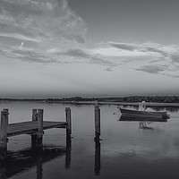 Buy canvas prints of Menemsha Creek at Dawn II by Clarence Holmes
