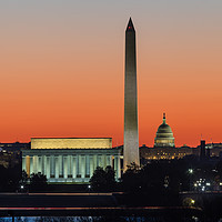 Buy canvas prints of Washington DC Landmarks at Dawn II by Clarence Holmes