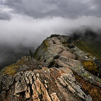 Buy canvas prints of Striding edge helvellyn by Robert Fielding