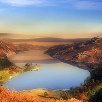 Buy canvas prints of Serenity over Haweswater by Robert Fielding