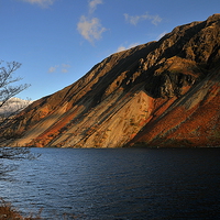 Buy canvas prints of Wasdale screes by Robert Fielding