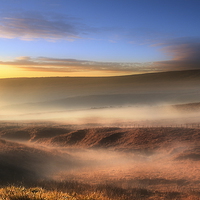 Buy canvas prints of Moorland mists by Robert Fielding