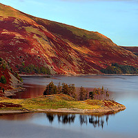 Buy canvas prints of Haweswater in autumn by Robert Fielding