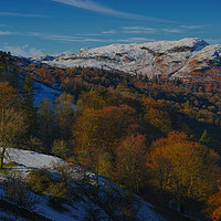 Buy canvas prints of A view from Loughrigg by Robert Fielding