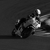 Buy canvas prints of Racing bikes at Snetterton racetrack  by John Boekee