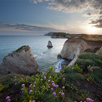 Buy canvas prints of Freshwater Bay Sunset by Barry Maytum