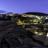 Buy canvas prints of Ventnor by Night by Barry Maytum