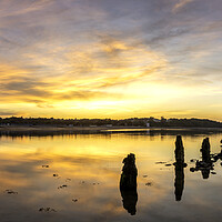 Buy canvas prints of Bembridge Inlet Sunset by Barry Maytum