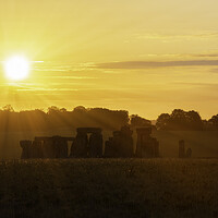 Buy canvas prints of Stonehenge Sunrise by Barry Maytum