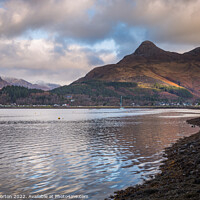 Buy canvas prints of Loch Leven and Sgorr na Ciche by Angie Morton