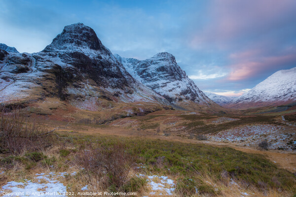 Glen Coe After Sunrise Picture Board by Angie Morton