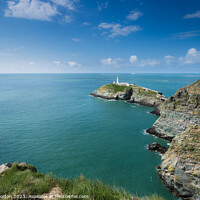 Buy canvas prints of South Stack Lighthouse I by Angie Morton