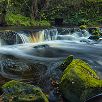 Buy canvas prints of Hind Wheel Weir by Angie Morton