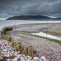 Buy canvas prints of Porlock Weir Sea View by Angie Morton