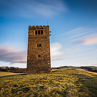 Buy canvas prints of Strines Tower Boots Folly by Angie Morton