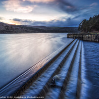 Buy canvas prints of Broomhead Reservoir Dam Spillway by Angie Morton
