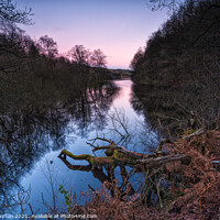 Buy canvas prints of Agden Approaching Dusk by Angie Morton