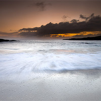 Buy canvas prints of Clachtoll Sunset by Linda Somers