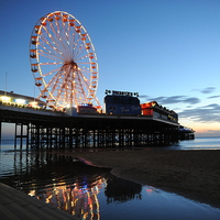 Buy canvas prints of Central pier by Chris Barker