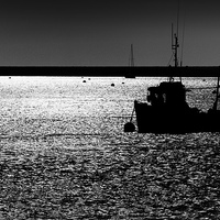 Buy canvas prints of Orford harbour Suffolk by Chris Barker