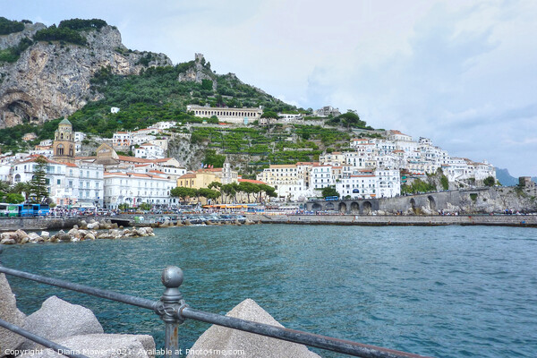 Amalfi Italy Picture Board by Diana Mower