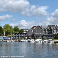 Buy canvas prints of  Bowness on Windermere Cumbria by Diana Mower