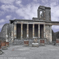 Buy canvas prints of The Ruins of Pompeii Italy by Diana Mower